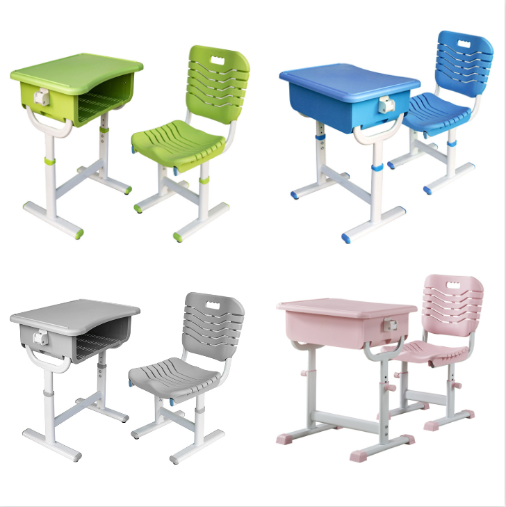 Children/Kids Plastic Desk and Chair Set for School Study ISO9001 ISO14001 Certified