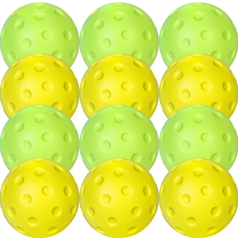 Waterproof Noiseless 74mm Pickleball Training Ball with PU Foam for Indoor Practice