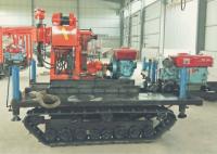 Type diesel de puissance de machine géologique monté par chenille de plate-forme de forage pour le forage en pierre