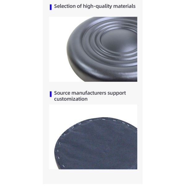 Лифтовый стул из кожаной губки PU Аксессуары для салона красоты Круглый барный стул