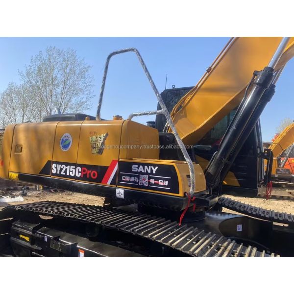 Original Hydraulic Cylinder Sany SY215C Used Excavator for Construction Equipment