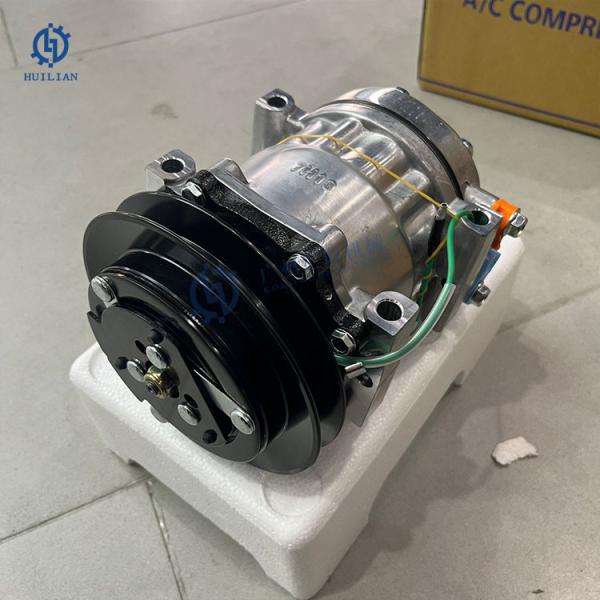 12V 24V Compressor Original Sanden SD7H13 7H13 R134A 24v 509-3991 332/X7892 AC Air Conditioner For Kobelco SK Excavator SD7H13-7351 SD7H13-8925