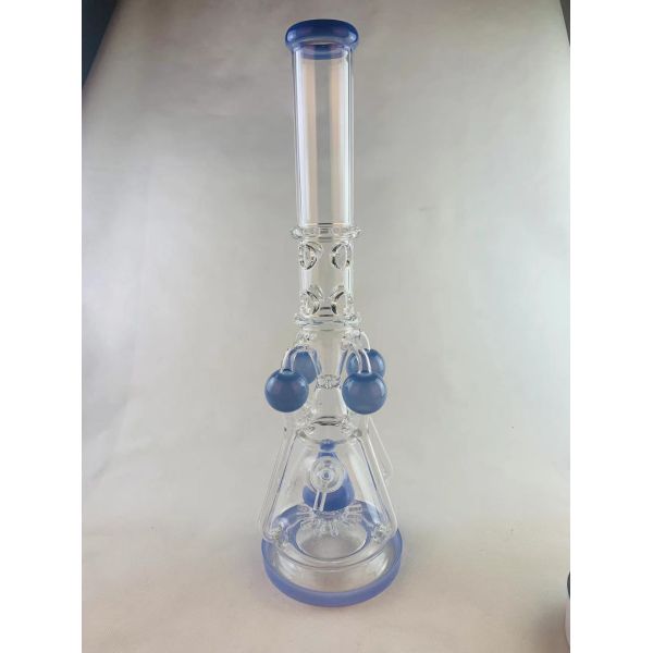9mm Thickness Glass Water Bongs Beaker Heavy Blown 13.5 Inches
