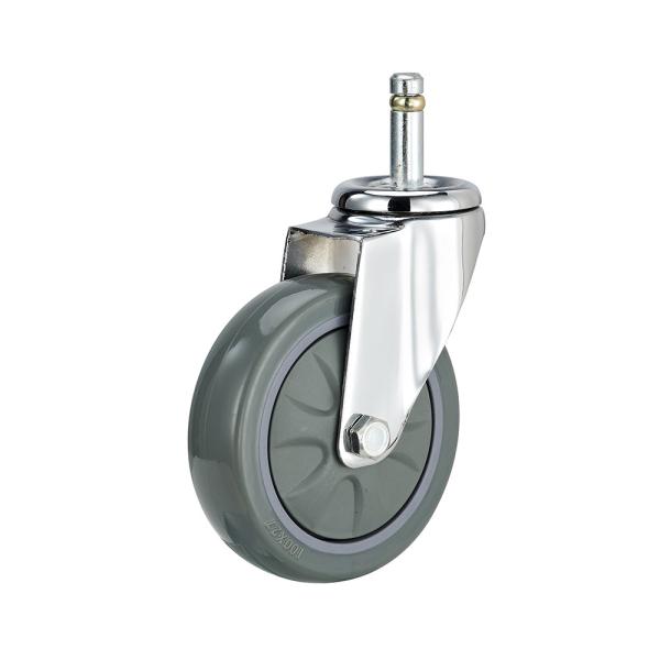 3 Inch 4 Inch 5 Inch Industrial Casters Weight Capacity 100kg PU Swivel Caster Wheels