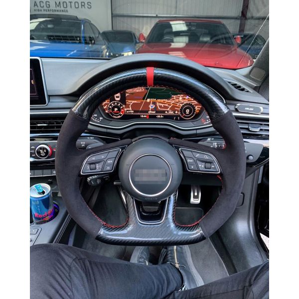 Car Fitment Audi Feel Comfortable with this Custom Hand Stitching Steering Wheel Cover