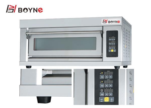 380v Double Layer Four Trays Baking Oven Stainless Steel for Hotel