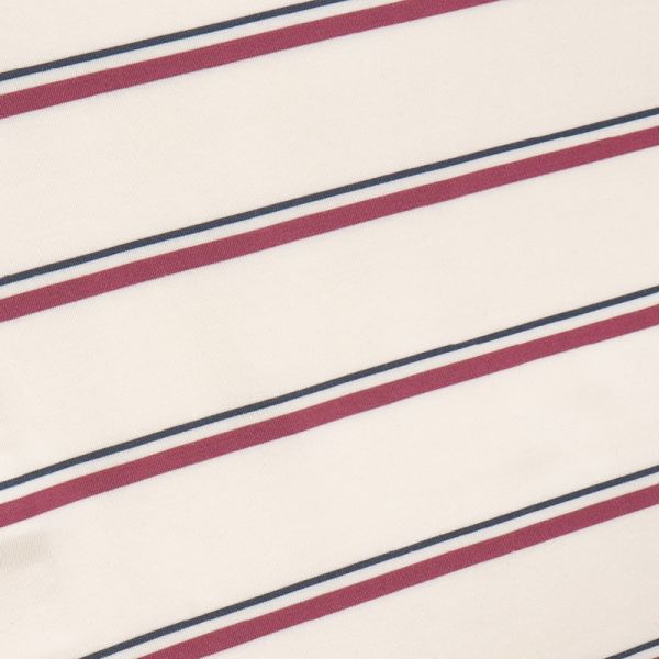 Smooth Comfortable High-Quality And Moisture-Wicking And Breathable Striped Knit Fabric For Polo Shirt
