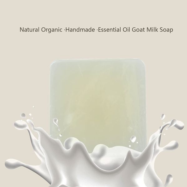 Handmade Goat Milk Sea Salt Face Soap Pimple Pores Mites Removal Acne Treatment