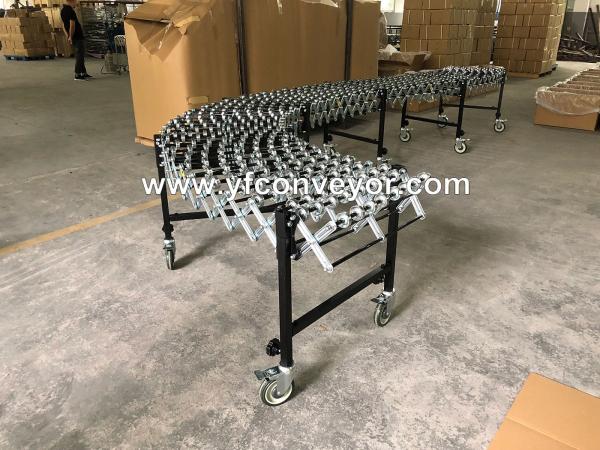 Heavy Duty Gravity Flexible Steel Skate Wheel Conveyor/Warehouse Loading Unloading Conveyor