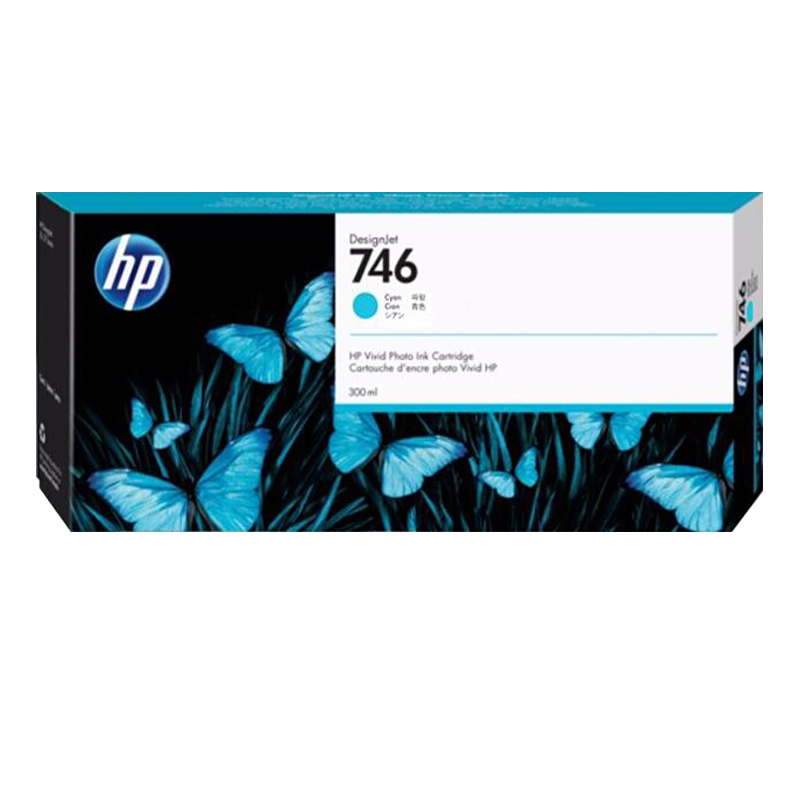 HP 746 300ml Full Color Digital Printing for Cartridge Original Compatible with HP DesignJet Z6/Z9 Printers SG MK