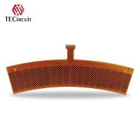 2 capas de FPC Flexible PCB Junta rígida-flexible Dedo de oro 0,15 mm de espesor