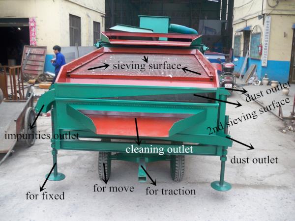 grain cleaning machine, grain machine for remove the moldy, dust and coarse