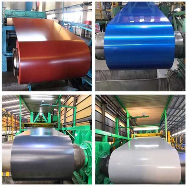 Prepainted Galvalume Steel Coil , Akzo Nobel Paint , Cherry Red and Brown