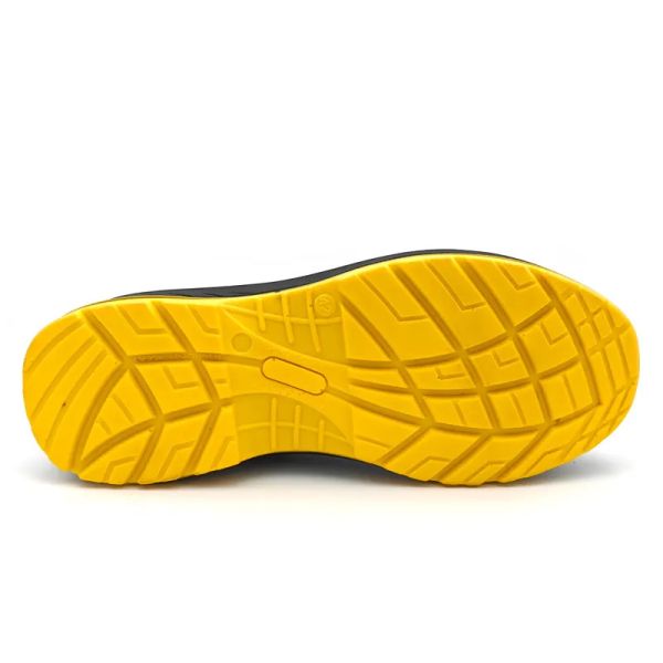 Breathable Industrial Safety Shoes Comfortable Non Slip Black Shoes For Work