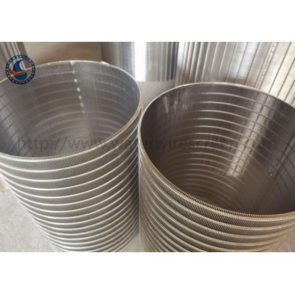 Stainless Steel 304 V Slot Johnson Wedge Wire Screens Centrifuge Filtration