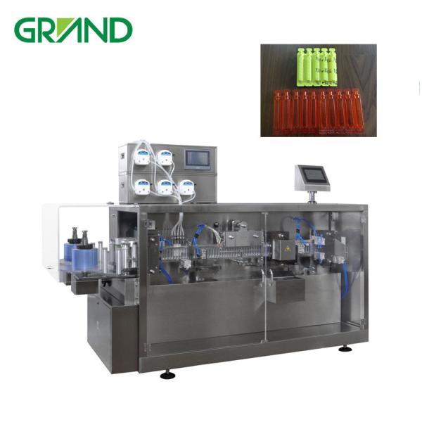 PET/PE Plastic Ampoule Filling Machine , Plastic Bottle Filling And Sealing Machine