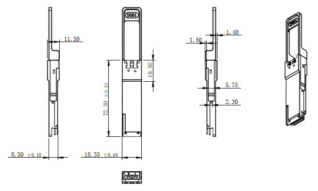 Модуль оптического передатчика SM ZR4