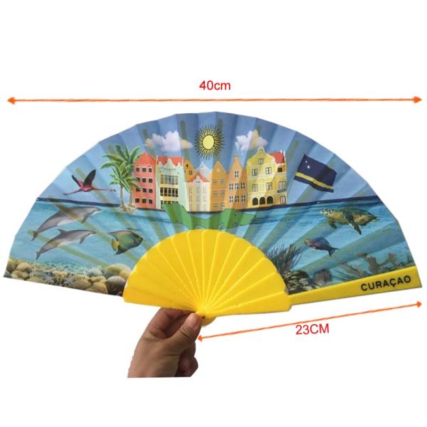 Custom Advertising Promotional Type Plastic Hand Fan Cheap Plastic PP Hand Fan