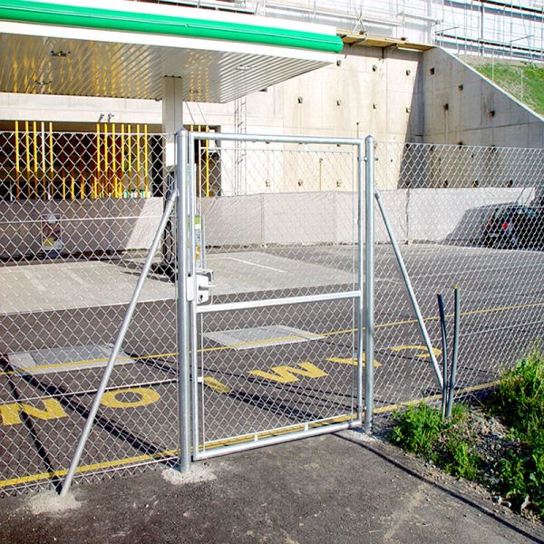 鎖ワイヤー一時的な塀のチェーン・リンクはロールの得に電流を通した