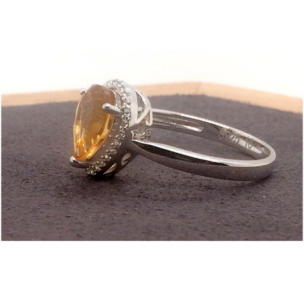 Diamond Wedding  24K Personalized Silver Ring