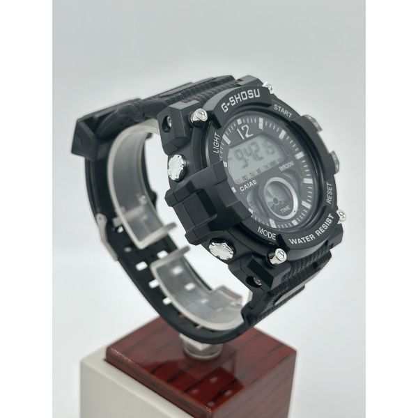 Автоматическая дата Чёрные цифровые спортивные часы со 100-метровой водостойкостью