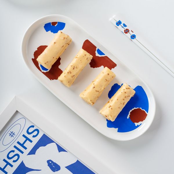 11 Inch Oval Charger Plate Porcelain Restaurant Ceramic Fish Plates For End Customers