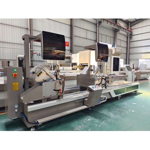 Двойная режущая пила для алюминиево-пластикового профиля