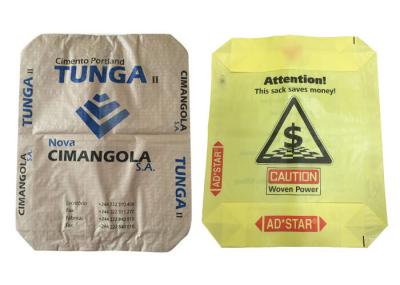 Customized 50 Kg PP Polypropylene Cement Bags With Valve Bopp Laminated