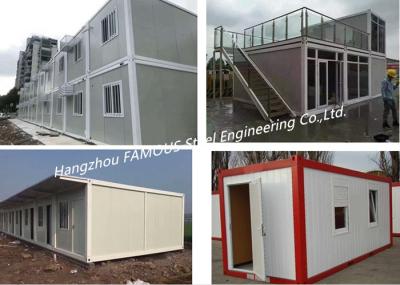 A casa pré-fabricada moderna viva de dobramento dirige a casa integrada modular de +1 andares de G para o escritório do acampamento Labour ou do local