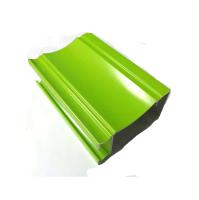 O pó verde revestiu as extrusões de alumínio para o quadro de Windows da escola
