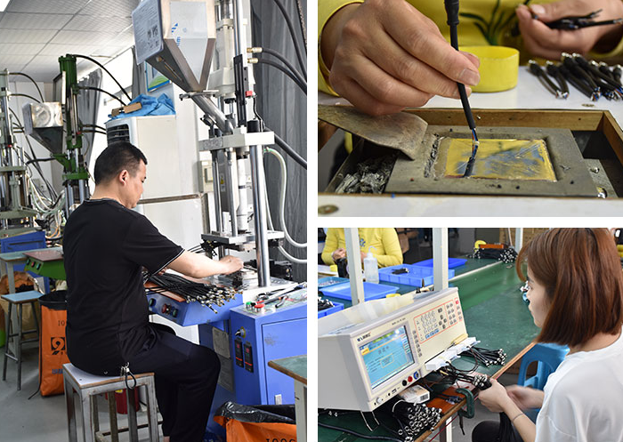 Кабельный соединитель IP68 PUR M12 водоустойчивый b d закодировал 3 4 5 8 12 Pin CuZn TPU