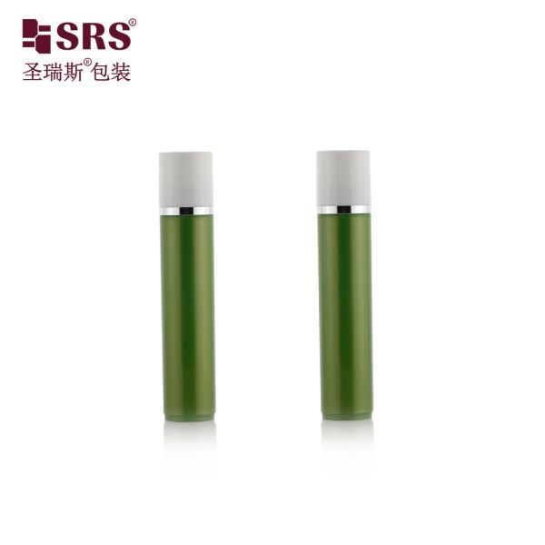 RPP(P)-35ml Gradient Bamboo Green Roller Applicator Bottle No Leakage For Deodorant