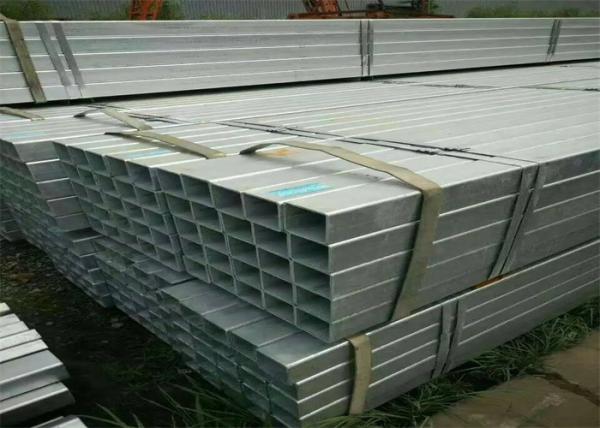 Welded 40x40 Square Pipe S350GD Galvanised Steel Tube 10m-12m Length
