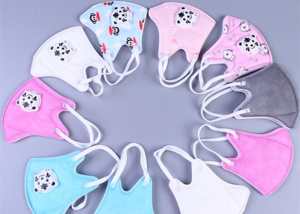 Foldable Kids Disposable Mask Fiberglass Free For Outdoor Indoor Industrial Usage