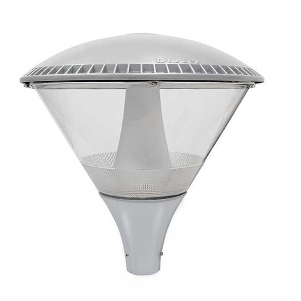 AC 85-265V Voltagem de entrada 15W 70W Iluminação LED de poste superior para estrada de estacionamento de paisagem