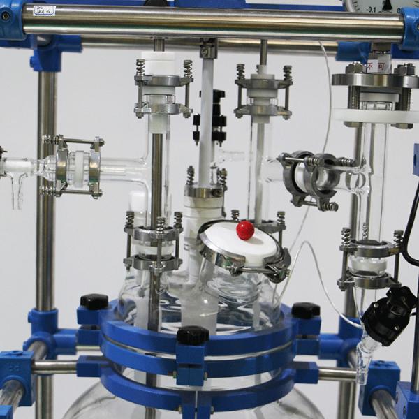 2500W Ultrasonic Power Chemical Reaction Glass Vessel for Pharmaceutical Reaction by Leading