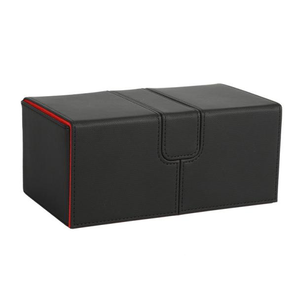 200+ Deck Card Box WS Tcg Pokomon Cards Mtg Dual Deck Box PU Cuir