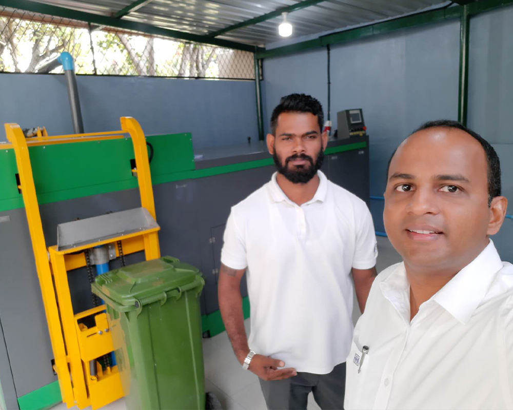 300kg Per Day Food Waste Compost Machine Kitchen Recycle Natural Fermentation