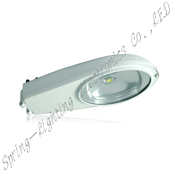Aluminum COB Outdoor LED Solar Street Lights 60W , 28V Parking Lot Lamp With 710*350*140mm