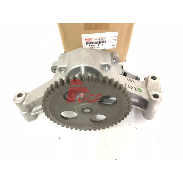 La bomba 1-13100191-2 del cambio del aceite de motor 6SD1 para el excavador de Isuzu olvida piezas del motor