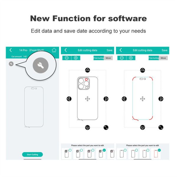 Daqin IDSKIN Mobile Screen Protector Making Machine For Phone Screen Protector Zero+ Universal Screen Film Cutter GB Version