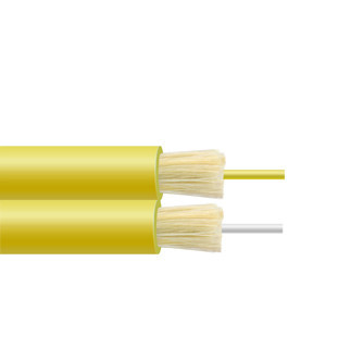 Flexible Zip Duplex Fiber Optic Patch Cable Indoor Outdoor OEM Color High Density