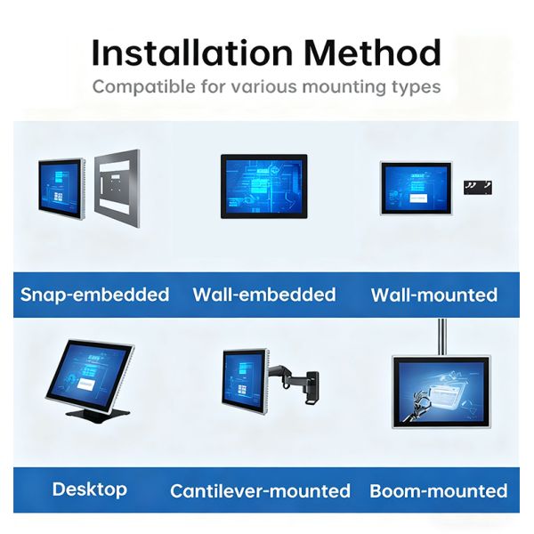 New Factory Price 27 Inch 3840*2160 4K Embedded Open Frame Panel Mount Capacitive Touch Screen Monitor LCD Display Industrial