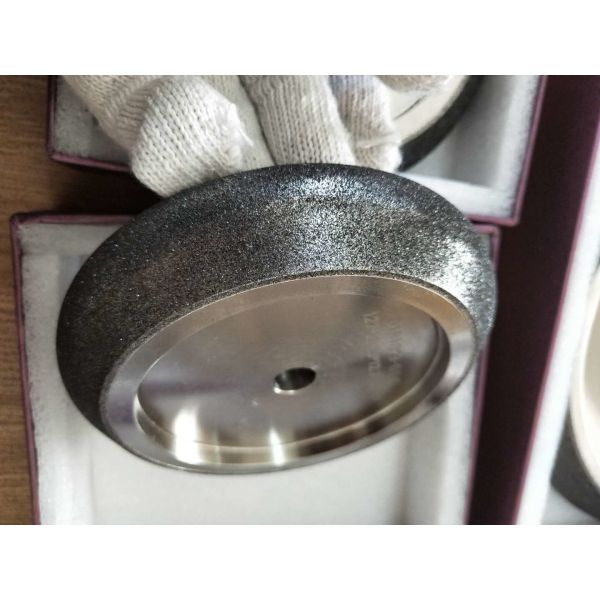 5 pouces Basse rugosité de surface CBN roues d'affûtage peuvent affûter 4000m de scie à bande