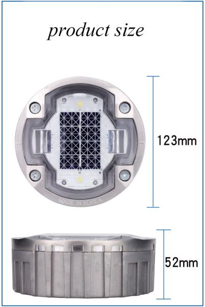 Heavy Duty Solar Road Stud IP68 Waterproof Outdoor Blinker LED Road