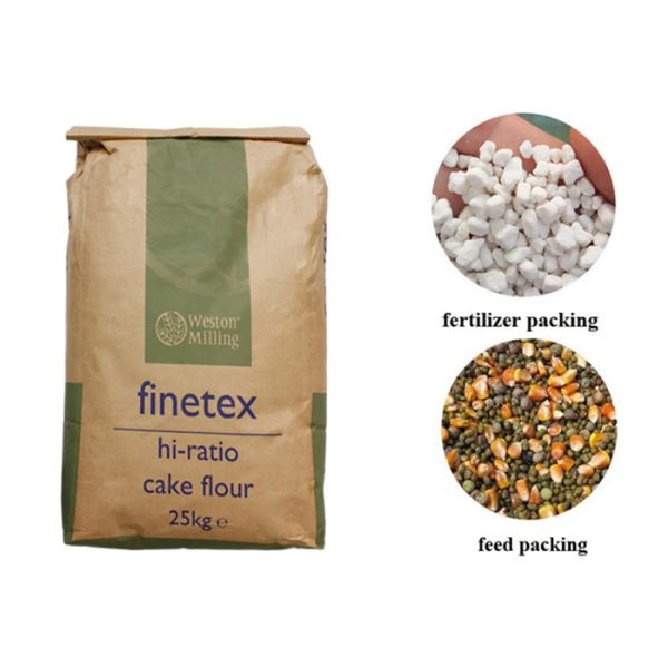 sacos de papel de 10kg 20kg 25kg 50kg Kraft Multiwall para o Edile dos Oligosaccharides de Isomalto