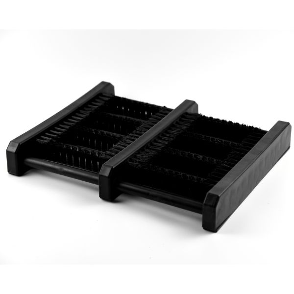 Black Horse Grooming Tools , Flat Boot Scrubber Mat Brush For Cleaning