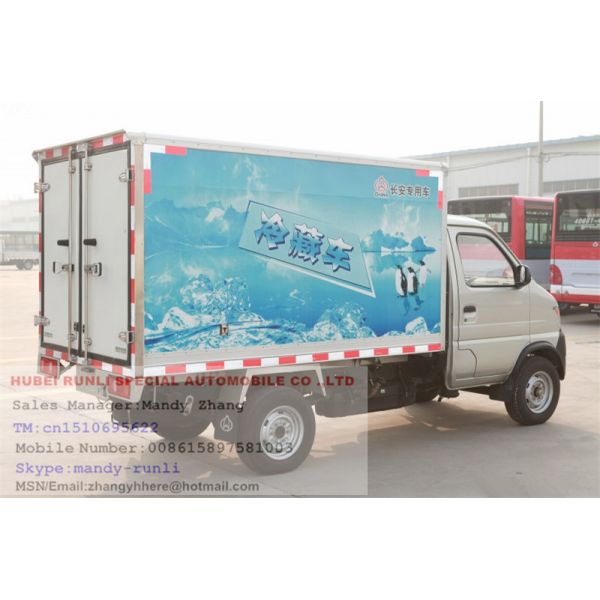 Camión frigorífico 4x2 con caja refrigerada de 500KG-1000KG, Euro 4