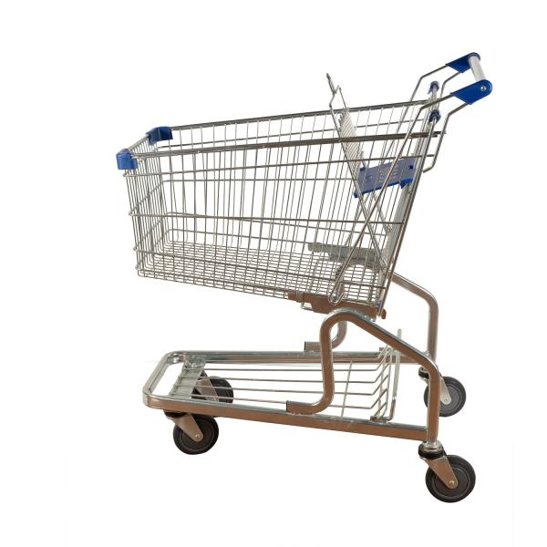 Trole alemão do fio de metal do trole 125L da compra do supermercado customizável