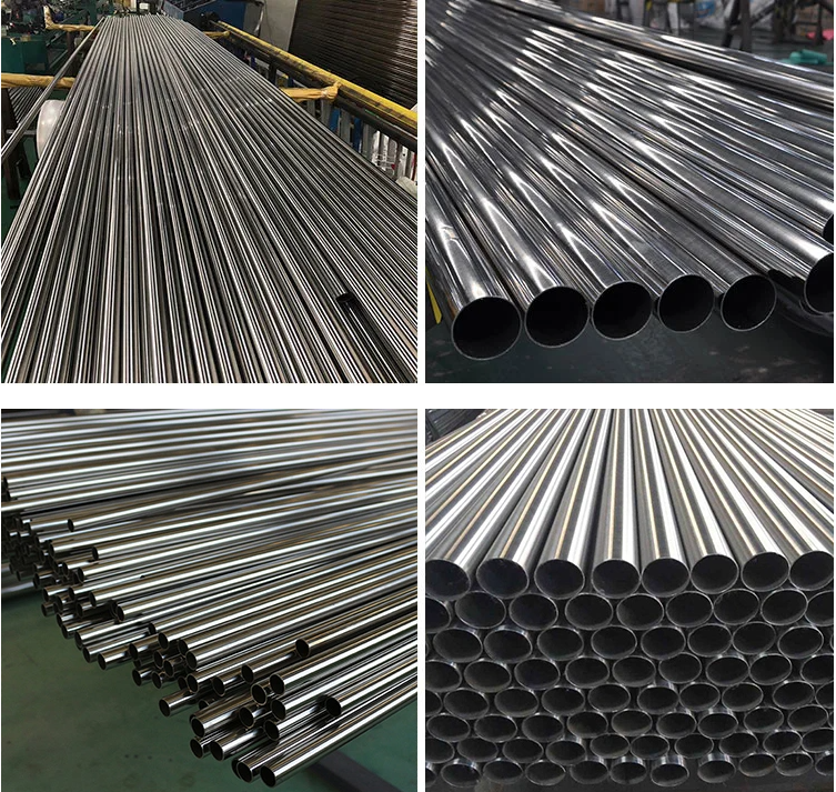 201 321 Welded Polished Seamless Steel Tube Round Pipe 2500mm
